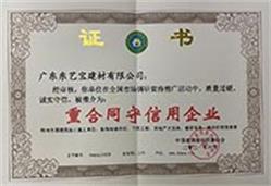 重合同守信用企業